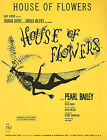 Partition musicale Pearl Bailey "HOUSE OF FLOWERS" Harold Arlen / Truman Capote 1954