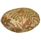 Wf06n Beige Olive Jungle Leaf Flower Throw Round Shape Pillow Case Cushion Cover