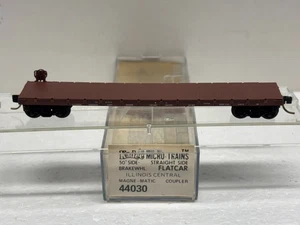 N Scale Kadee Micro Trains MTL 44030 Illinois Central IC 61074 Flat Car - Picture 1 of 4