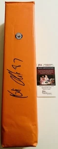 ROB GRONKOWSKI SIGNED AUTOGRAPHED NEW ENGLAND PATRIOTS TOUCHDOWN PYLON JSA COA! - Picture 1 of 2