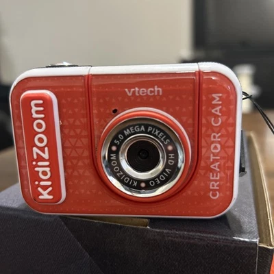 Cámara VTech KidiZoom Creator roja - para piezas Foto 1 de 4