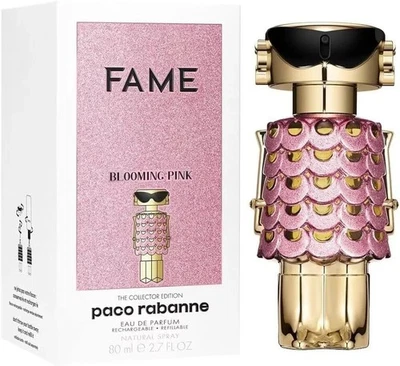 FAME BLOOMING PINK-PACO RABANNE-SPRAY-RECARGA.-EDP-2,7 OZ-80 ML-AUTÉNTICO-ESPAÑA Foto 1 de 2