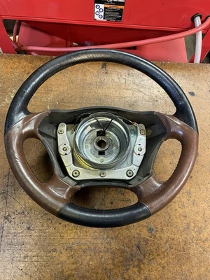 GENUINE MERCEDES W163 ML320 ML430 DESIGNO EDITION 98-05 LEATHER STEERING WHEEL Foto 1 de 4