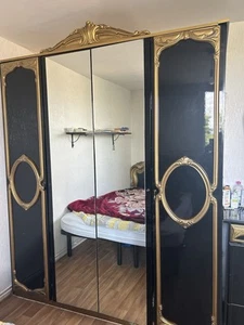 Italian Bed Frame,wardrobe, Dressing Table, Side Tables - Picture 1 of 4