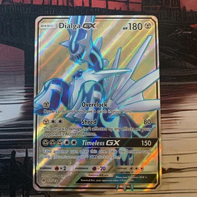 2018 Pokemon Sun & Moon - Forbidden Light Dialga GX #125 Light Play - Image 1 of 4