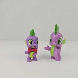 My Little Pony Spike the Dragon Lila Figur 2er Set Sammlerstücke - Bild 1 von 7