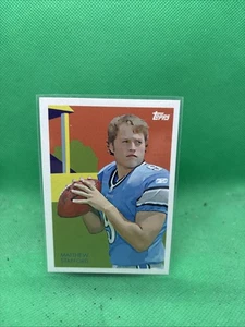 2009 Topps Football Stars Matthew Stafford RC Rookie #37 Detroit Lions - Picture 1 of 2