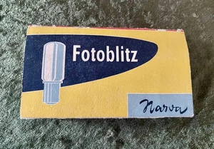 DDR Narva Plauen Fotoblitz Lampe Blitzlicht Sockel B15 VEB Kombinat 3 Stück - Bild 1 von 8