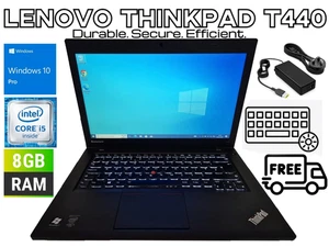 Lenovo ThinkPad T440 | i5 4th Gen | 8GB RAM | 256GB SSD | Win 10 | Backlit Keys - Picture 1 of 9