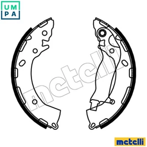 BRAKE SHOE SET 53-0747 FOR HYUNDAI G3LC/G3LE/G3LD/G3LA 1.0L 3cyl i10 III 1.2L - Picture 1 of 9
