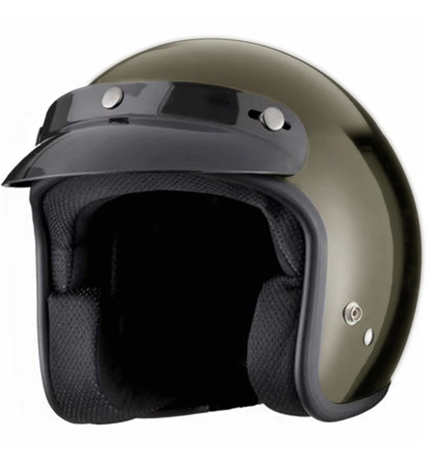 Casco de motocicleta THH T-380 cara abierta plateado oscuro Foto 1 de 1