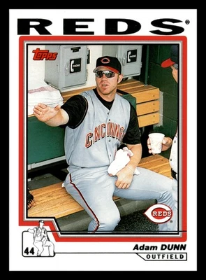 2004 Topps Adam Dunn Cincinnati Reds #76 Centered Mint Baseball Card - Image 1 of 2