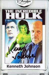 -THE INCREDIBLE HULK- KENNETH JOHNSON Signed/Autograph/Auto Certified TV Card - Picture 1 of 2
