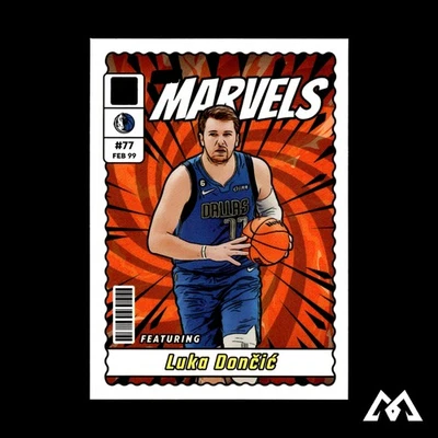 2023 - 24 Donruss #7 Luka Doncic Net Marvels — 第 1/2 张图片