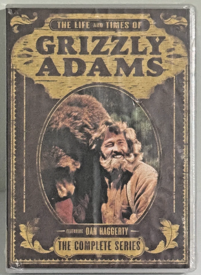 The LIFE and TIMES of GRIZZLY ADAMS COMPLETE SERIES 1977 DVD Boxset NEW & SEALED - Image 1 of 2