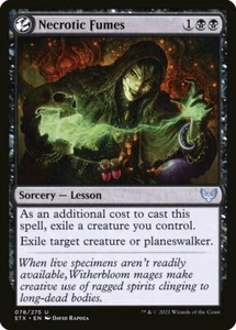 4 humos necróticos 4x4 - casi nuevo - Strixhaven - SPARROW MAGIC - Imagen 1 de 1