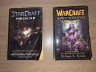 Bundle of 2 Starcraft Archive & Warcraft Archive Omnibus Fantasy Paperback Books
