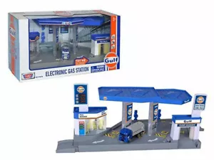 DIORAMA GASOLINERA MOTORMAX 1/64 GULF 79638 - Imagen 1 de 1