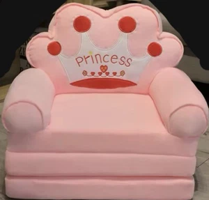 Foldable Sofa For Kids 3 layers - Princess Pink - Picture 1 of 1