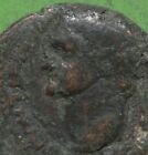 Roman Provincial ae23 Bronze Coin of Domitian Judaea Capta Athena