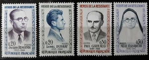 (1961) TIMBRES FRANCAIS- 4 Valeur-N°1288 a 1291 Neufs** sans charnière - Foto 1 di 2