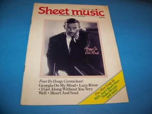 Sheet Music Magazine "Hoagy Carmichael" Vintage 1987 - Picture 1 of 4
