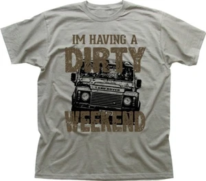 Landy off road 4 by 4 dirty weekend fun zinc t-shirt 9173 - Picture 1 of 2