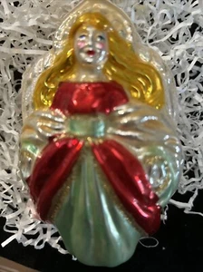 Vintage Inge Glas/Alte Welt Weihnachtsengel 6 Zoll - Bild 1 von 5