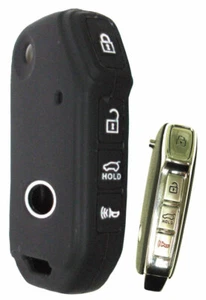 Keyless Entry Remote Fob Cover for Flip Key Kia Soul Forte K5 Niro 2022 2021 - Picture 1 of 1