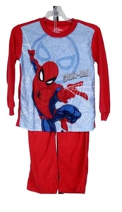 Boys Spiderman Graphic Long Sleeve Pajama Set Size 4/5 NWOT - Picture 1 of 4