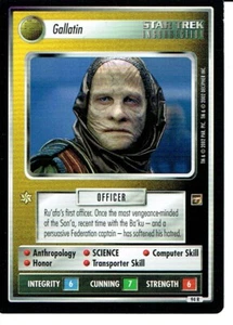 STAR TREK CCG THE MOTION PICTURES RARE CARD GALLATIN ex - Picture 1 of 1