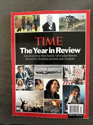 Time Magazine 2009 Year In Review Obama Inauguration, T Kennedy, M. Jackson,   - Image 1 of 2
