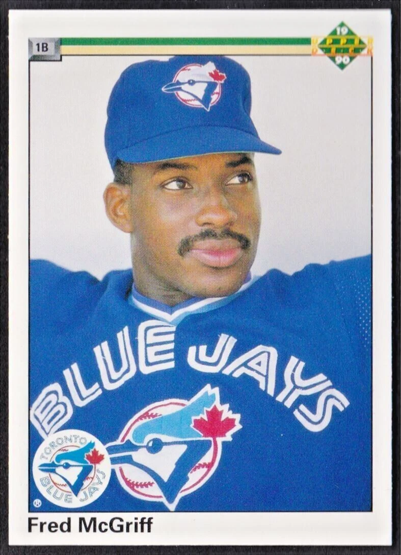 1990 Upper Deck #108  Fred McGriff   1st Base    Toronto Blue Jays FREE shipping