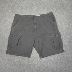 Wrangler Shorts Men 40 Grey Ripstop relaxed Cargo Pockets Hiking Outdoor Size 40 - Picture 1 of 9