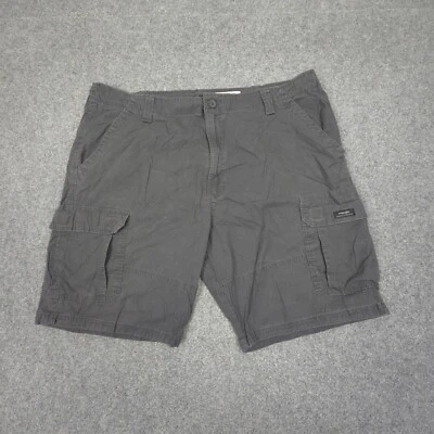 Wrangler Shorts Men 40 Grey Ripstop relaxed Cargo Pockets Hiking Outdoor Size 40 - Image 1 of 4