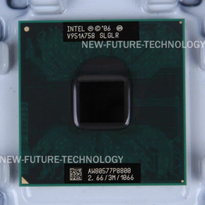 For Intel Core 2 DUO P8800 2.66 GHz 3 M 2 cores 1066 MHz CPU Processor SLGLR - Image 1 of 4