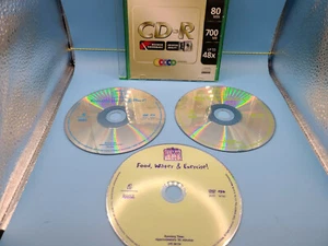 Elmos World 3 DVD Lot - Food, Water Exercise / Head to Toe / Birthdays DVD ONLY - Picture 1 of 8