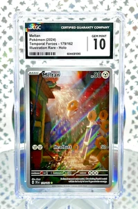 CGC 10 Meltan 179/162 Temporal Forces Illustration Rare Pokemon Card - Picture 1 of 1