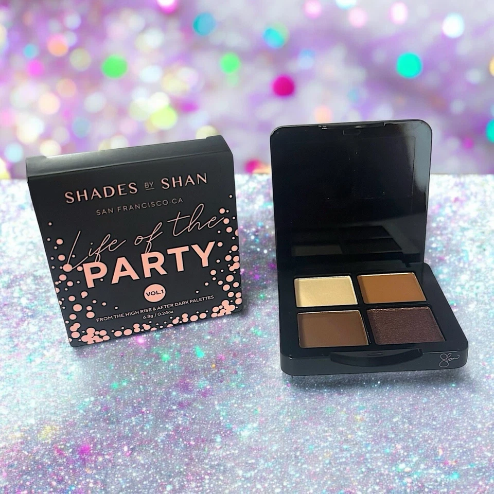 Shades By Shan Life Of The Party Vol 1 High Rise/After Dark Eyeshadow Pallette