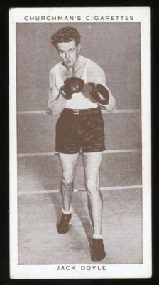 1938 W.A. & A.C. Churchman Boxing Personalities Boxing #13 Jack Doyle EX *d2 - Image 1 of 2