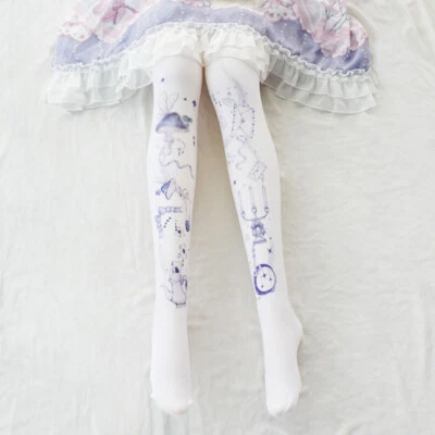 New Lolita Mori Girls Cosplay Pantyhose Stockings Japanese Sweet Students Socks - Image 1 of 2