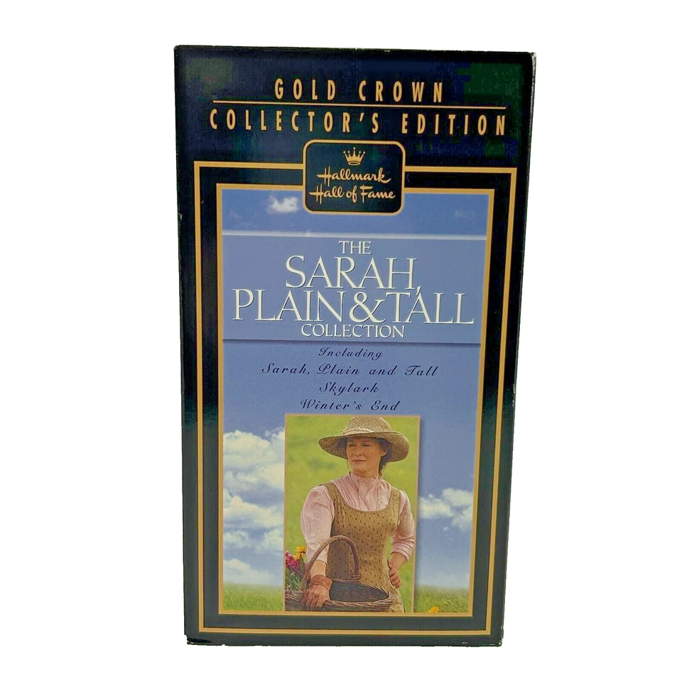The Sarah Plain & Tall Collection 3 VHS Tape Skylark Winters End Glenn Close