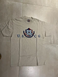 t shirt uscg, 100% cotone, beige kaki, media, nuova, 100% cotone - Foto 1 di 4
