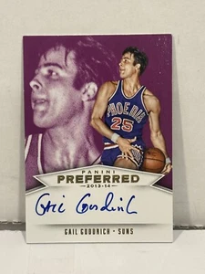 2013-14 Panini Preferred Panini Signatures Purple Gail Goodrich #538 auto/10 - Picture 1 of 4
