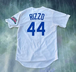 Vintage RARE Majestic MLB 1953 Chicago Cubs Anthony Rizzo #44 Jersey____SEE PIC - Picture 1 of 10