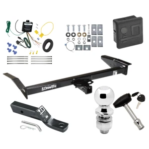 Trailer Tow Hitch For 98-09 Crown Victoria 81-11 Town Car w Wiring 2" Ball Lock - Picture 1 of 8