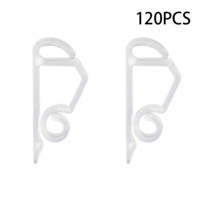 120pcs Light Lamp Clips 4 Colour Holidays Outdoor Hooks Lights Gutter Decoration - Image 1 of 4