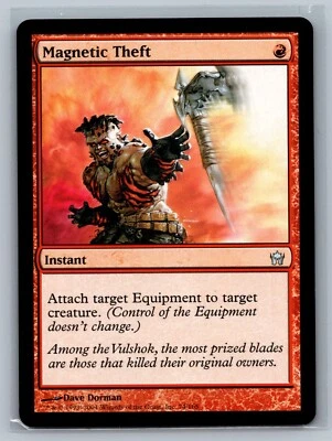 Magic The Gathering Fifth Dawn Magnetic Theft #74/165 MTG TCG CCG - Image 1 of 2