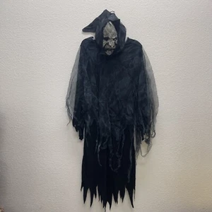 Grim Reaper Costume & Mask Youth Small Medium Soul Taker Halloween Dress Up - Picture 1 of 6