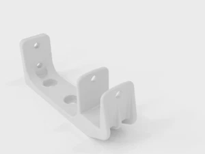 1er Alu-Wand-Deckenhalterung Deckenhalter Markisenhalterung Weisse SPP059, 40mm - Bild 1 von 2